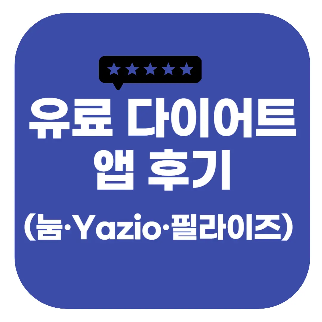 유료 다이어트 앱 후기